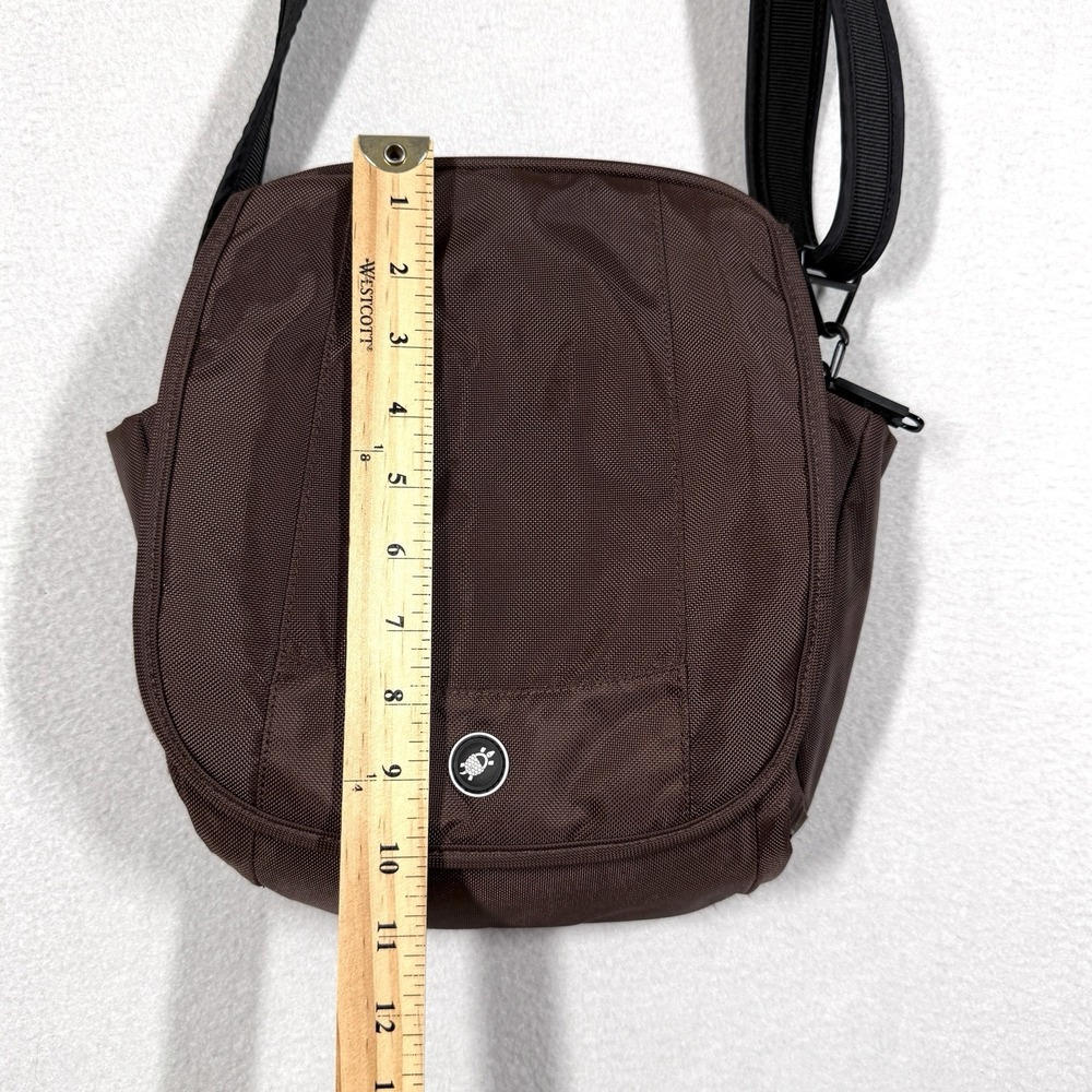 PacSafe Bag MetroSafe 200 Anti-Theft Cross Messenger Travel Unisex Travel Brown - Picture 10 of 13